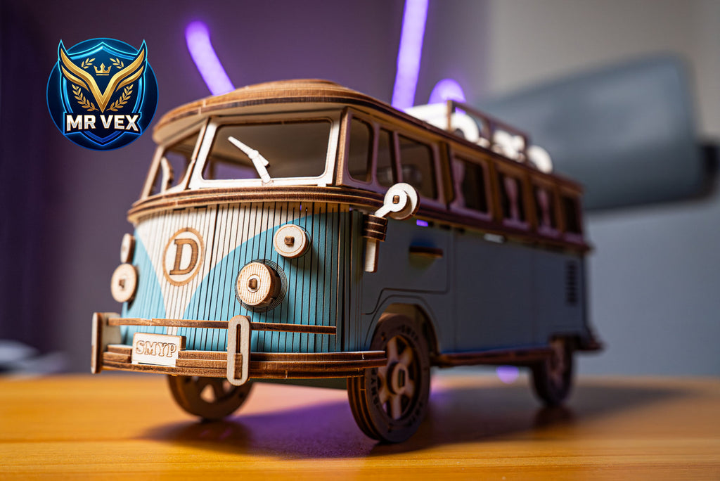 3D Wooden Puzzle Volkswagen Camper van